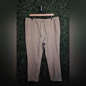 H&M Men's Chinos - Brown Checkered